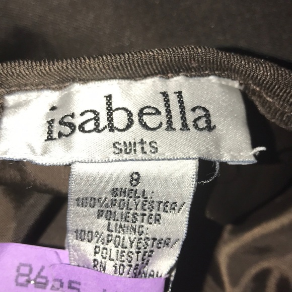 Olive Green Isabella Pants Suit - Size 8 - Picture 3 of 7